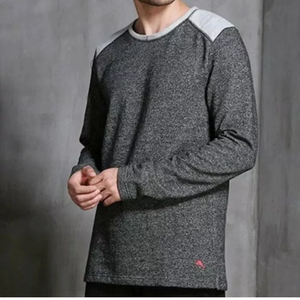 Tommy Bahama | Mens Sz M Blue Lounge Crewneck Sweatshirt Long Sleeves Pullover